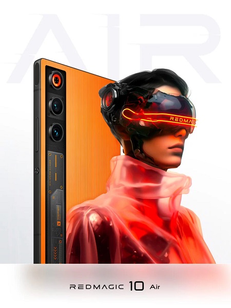 Red Magic 10 Air Launches as the Thinnest Full-Screen Gaming Phone 2 رد مجیک 10 ایر
