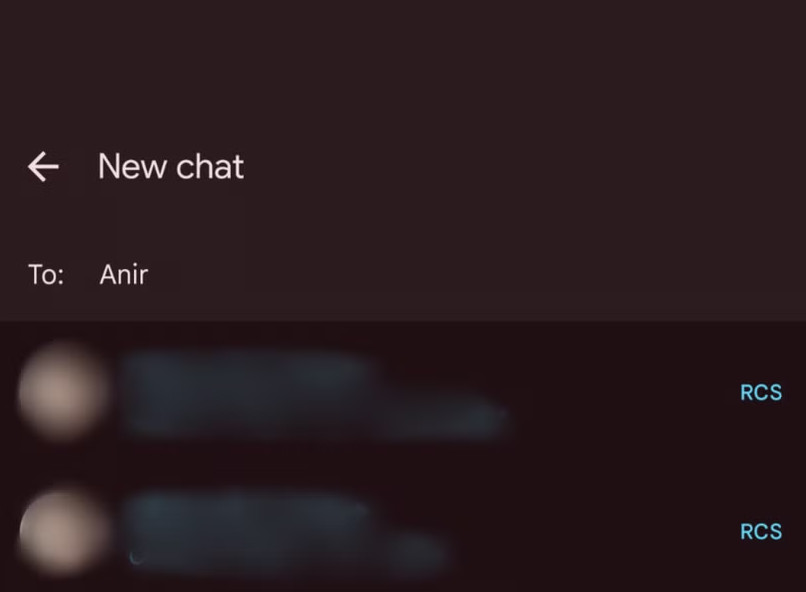 google message RCS ارتقاء جدید RCS در فهرست مخاطبین Google Messages نمایان شد - نیعان مگ