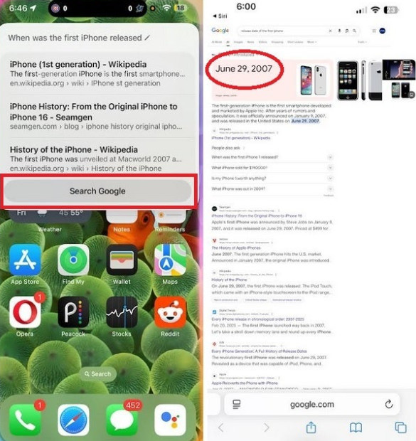 google assi in iPhone اپل به برخی کاربران آیفون اجازه دهد Siri را با دستیار پیشفرض دیگری جایگزین کنند! - نیعان مگ