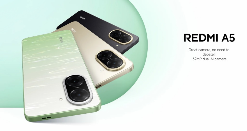 Redmi A5 برترین گوشیهای اپریل 2025