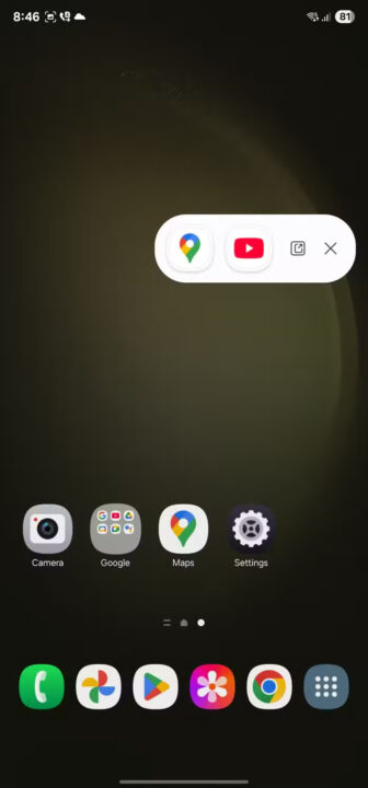 oneui-7-minimize-apps-pop-up-view-bar ۶ قابلیت مخفی One UI 7 که احتمالا از آنها بیاطلاع هستید - نیعان مگ