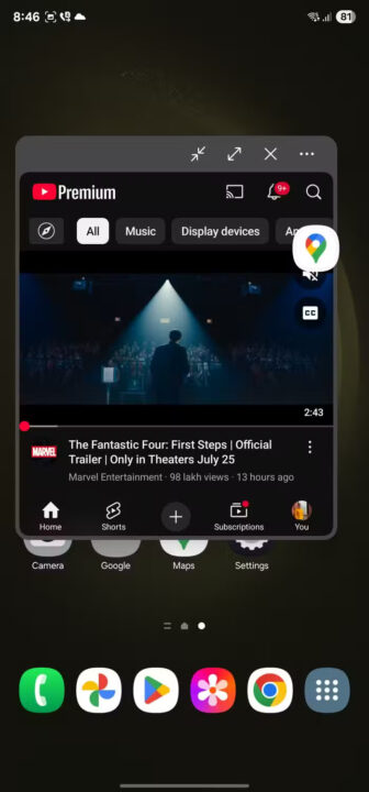 oneui-7-pop-up-view ۶ قابلیت مخفی One UI 7 که احتمالا از آنها بیاطلاع هستید - نیعان مگ