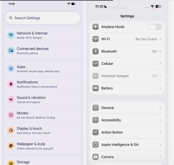 Android 16s Material 3 Expressive shows just how bad iOS 26s redesign really is1- اندروید 16 نشان داد که بازطراحی iOS 26 چقدر بد است