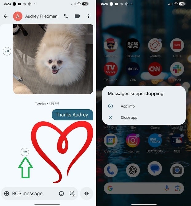 google-messages-bug-infects-certain-android-phones گوگل مسیجز