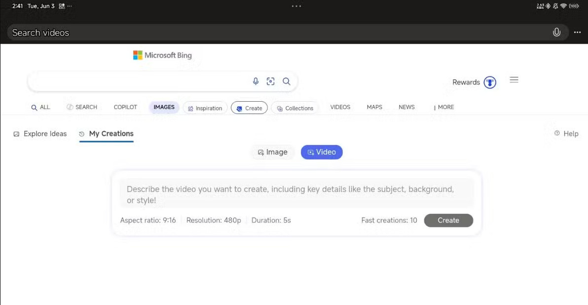 bing ai video creator بینگ میخواهد با ابزار رایگان ساخت ویدیوی هوش مصنوعی، شما را از گوگل جدا کند - نیعان مگ