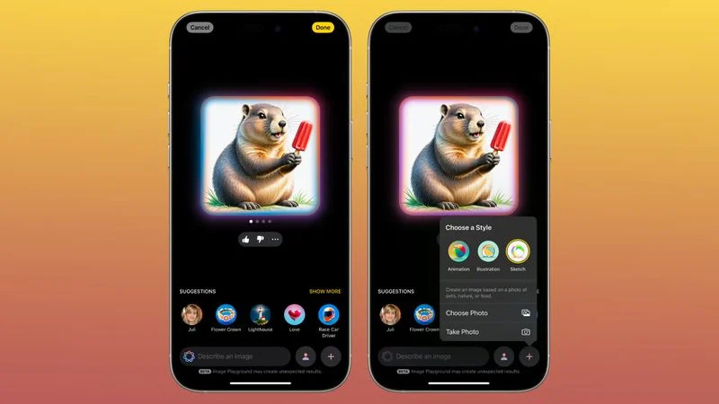 ios-18-4-image-playground ویژگیهای محبوب هوش مصنوعی اپل با ChatGPT ادغام شدند - نیعان مگ