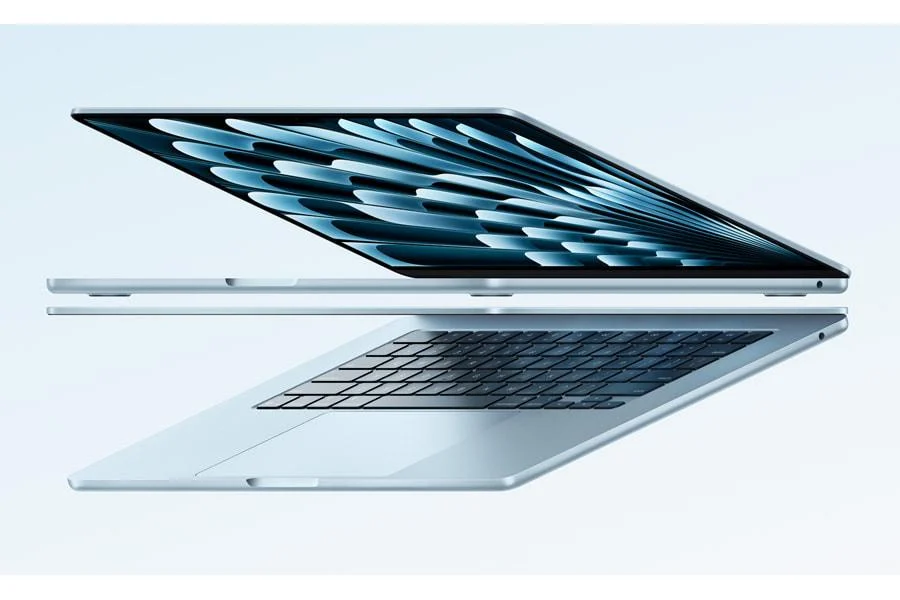 Apple-MacBook-Air-M4-Design-and-Display چرا مکبوک ایر M4 میتواند بهترین گزینه خرید لپتاپ باشد؟