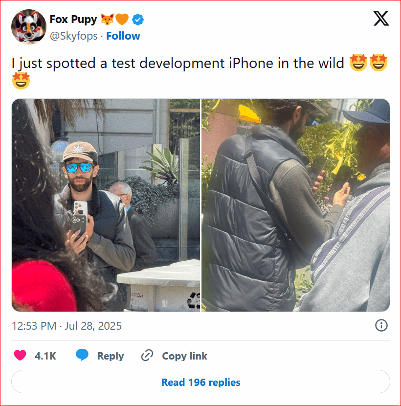 Capture ایفون 17 پرو