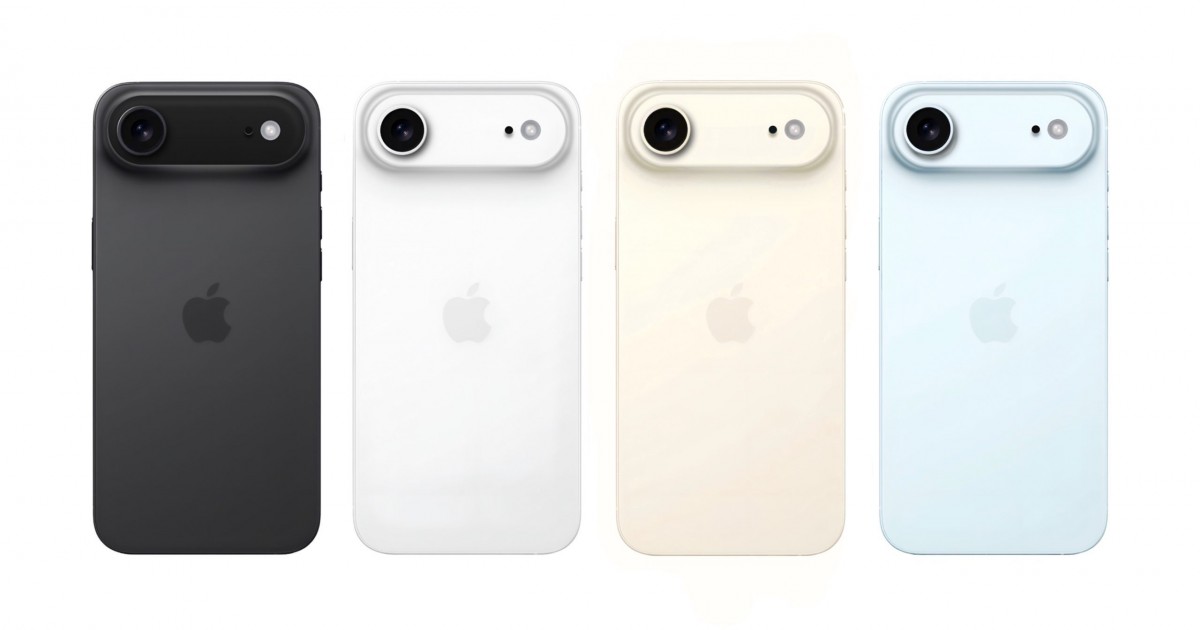 iPhone 17 Air colorways leak آیفون 17 ایر