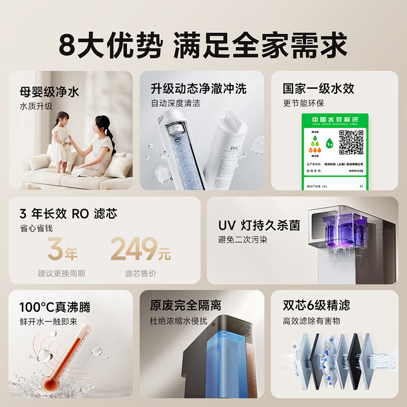 Xiaomi-Mijia-Liangbaikai-Water-Purifier-1 شیائومی از دستگاه تصفیه آب جدید خود رونمایی کرد