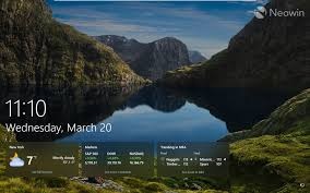 windows صفحه قفل ویندوز 11 یک قابلیت کاربردی پیشنهاد ویجت دریافت میکند