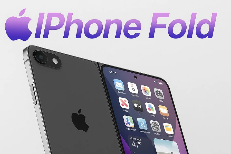 Apple-iPhone-Fold-screen-size-leak نخستین گوشی تاشو اپل رقیبی جدی برای سامسونگ خواهد بود! - نیعان مگ