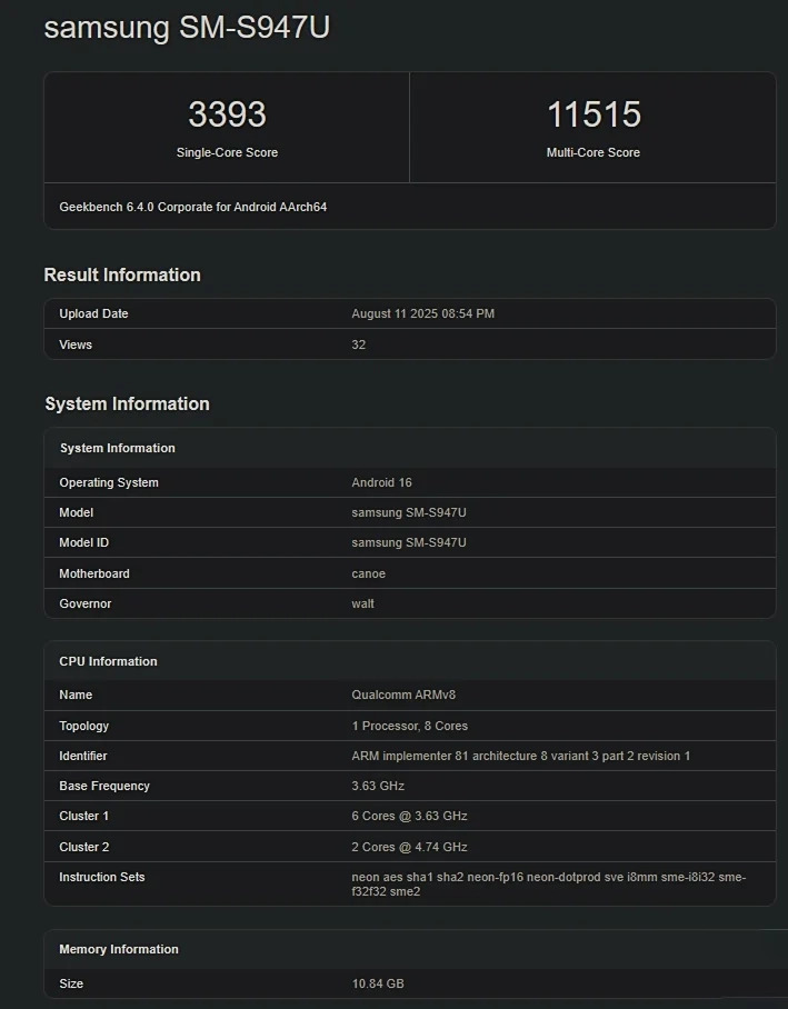 snapdragon-8-elite-2-leaked-benchmarks2 اسنپدراگون 8 الیت 2
