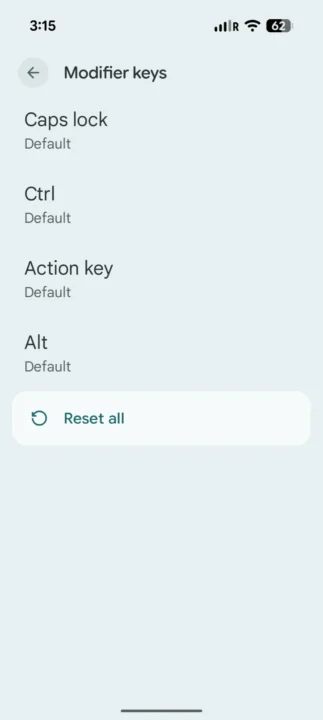 a13ndroid-screenshot-physical-keyboard-settings-modifier-keysjpg پشتیبانی اندروید 16 از کیبوردهای خارجی واقعاً شگفتانگیز است