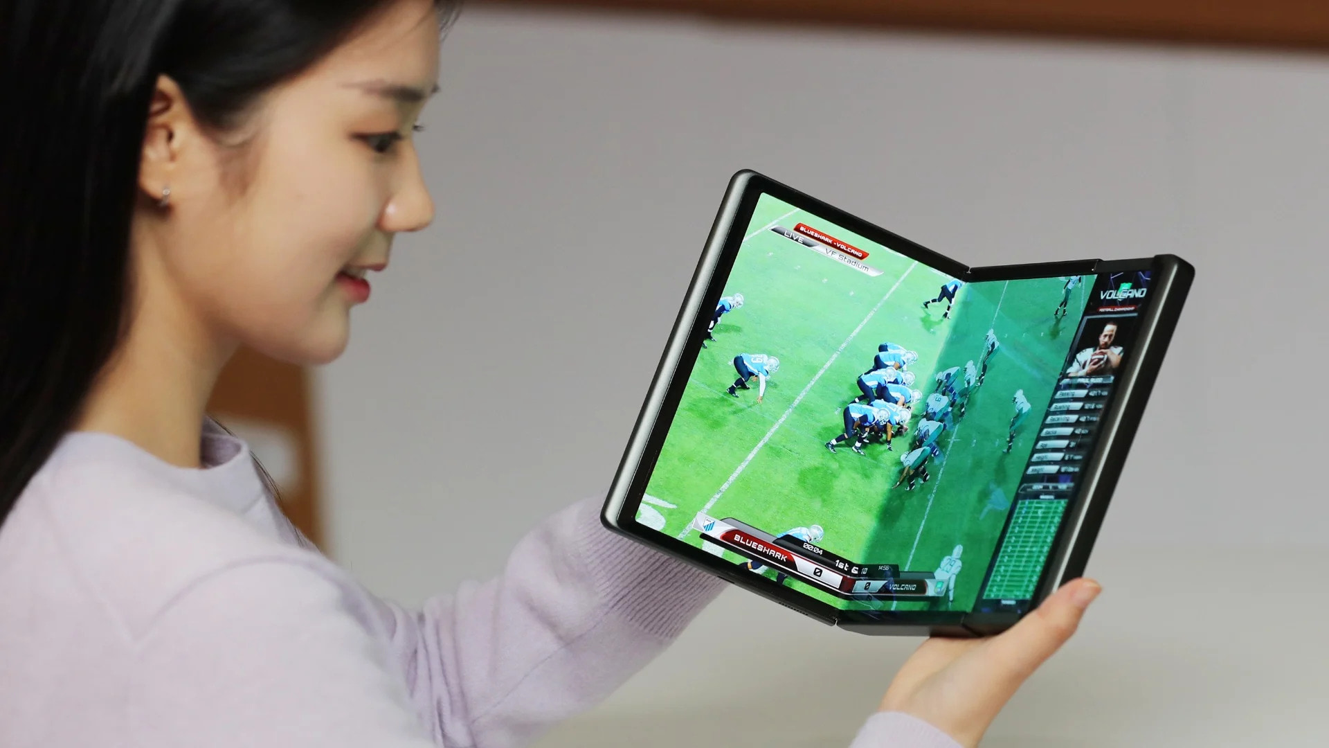 گوشی تاشو سه لایه سامسونگ