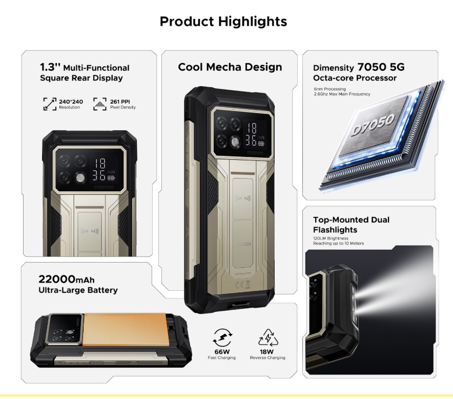 DOOGEE S200 Max Officially1 گوشی جانسخت DOOGEE S200 Max رسماً معرفی شد - نیعان مگ