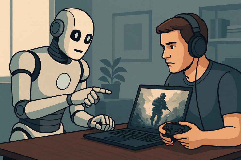 استخدام مربی بازی برای Grok