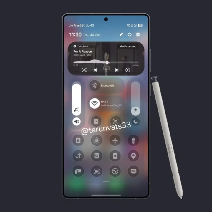 one-ui-85-updated-quick-settings-864w-864hjpg سامسونگ با آپدیت One UI 8.5 طراحی جدیدی برای تنظیمات سریع ارائه کرد - نیعان مگ