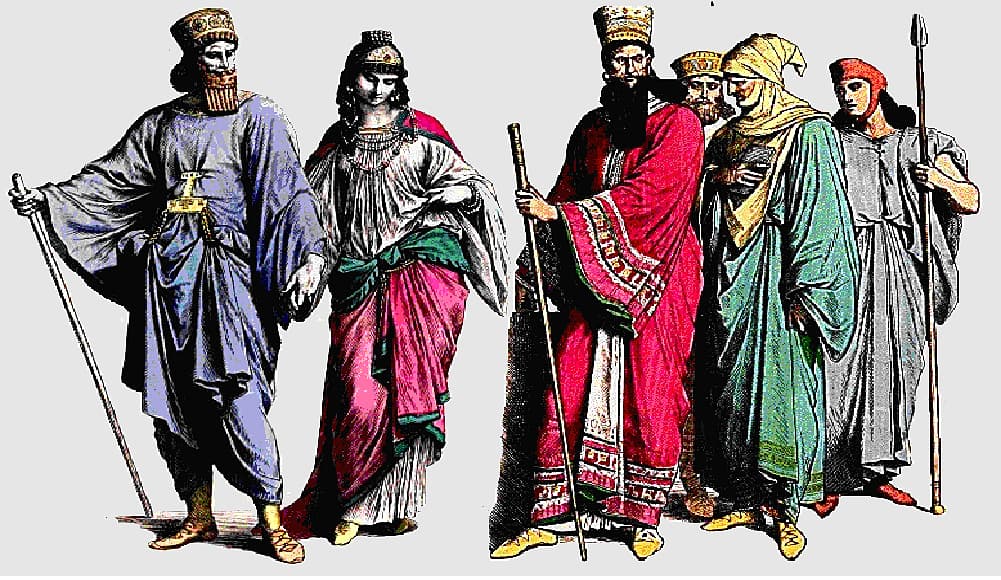 ععععع چگونه لباسهای سلطنتی هخامنشی قدرت و شکوه را به نمایش میگذاشتند؟ - نیعان مگ