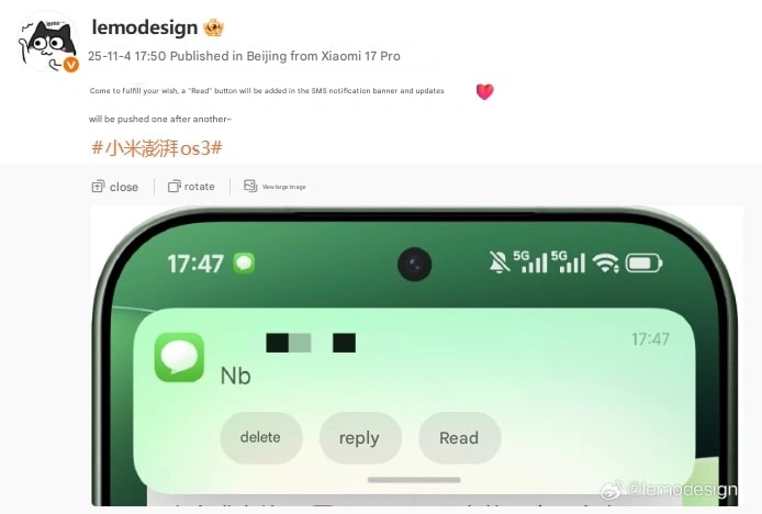1000011025 شما خواستید، شیائومی انجام داد: بازگشت قابلیت حذفشده در HyperOS 3 - نیعان مگ