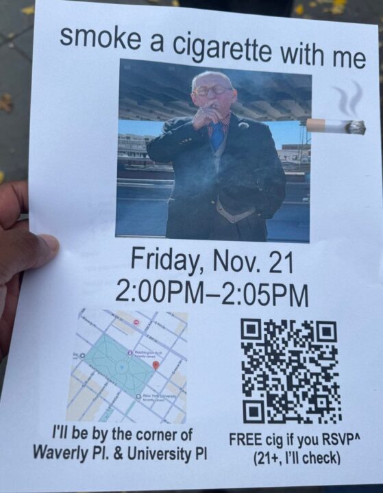 photo_5843522221798787899_y پیرمرد نیویورکی ۲۵۰۰ نفر را برای کشیدن سیگار به خیابانها کشاند + تصاویر - نیعان مگ