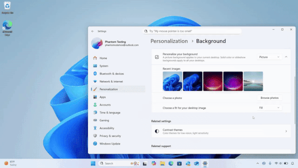 قابلیت والپیپر ویدیویی در ویندوز 11