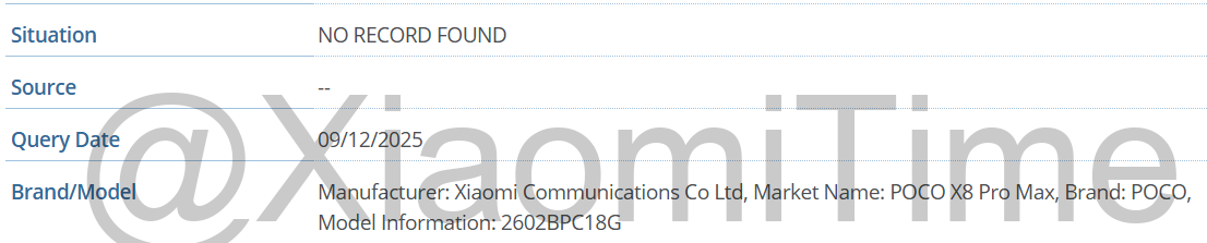 POCO-X8-Pro-Max-2602BPC18G POCO X8 Pro Max؛ اولین گوشی Pro Max پوکو در راه است - نیعان مگ